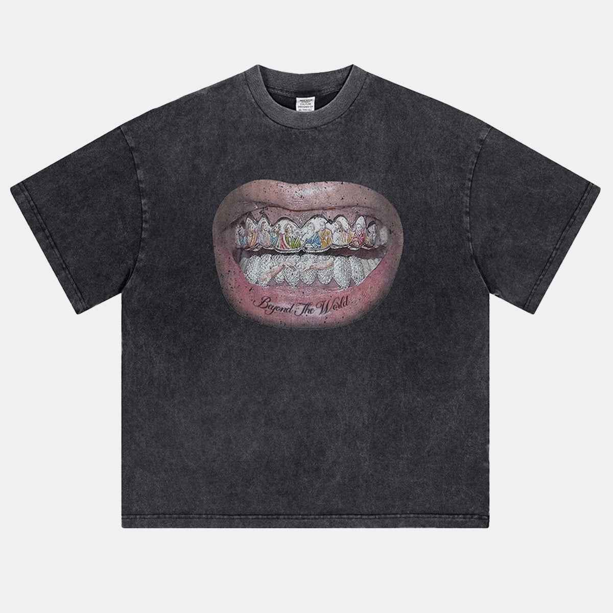 Mouth Graphic Print | Hip Hop T-Shirt