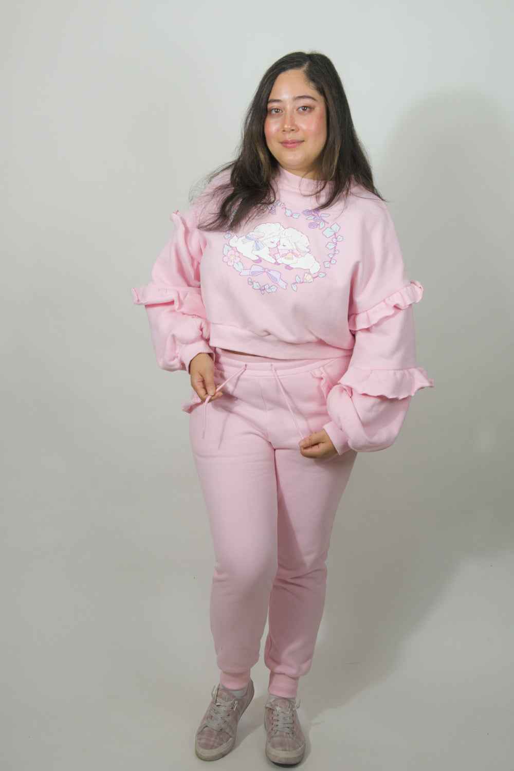 Pink Heart Pocket Joggers
