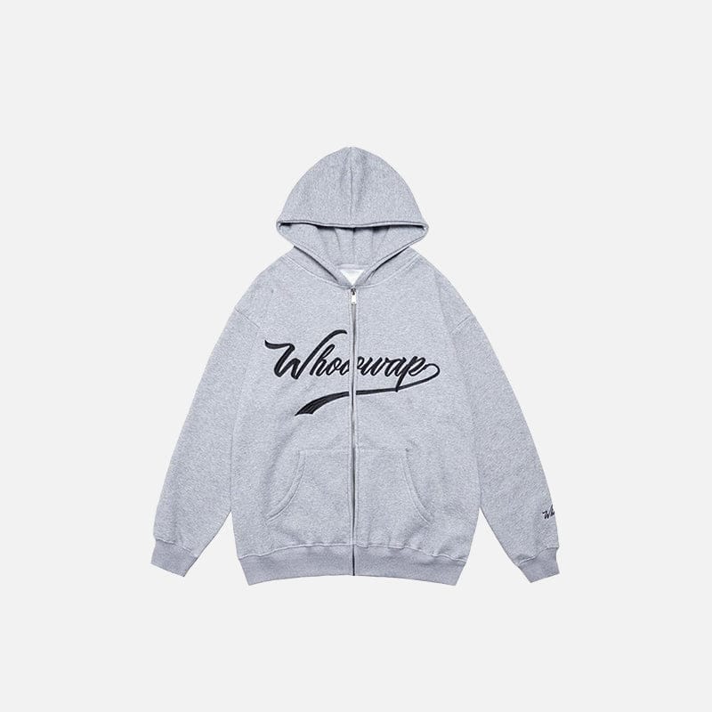 Zip Up Hoodie What