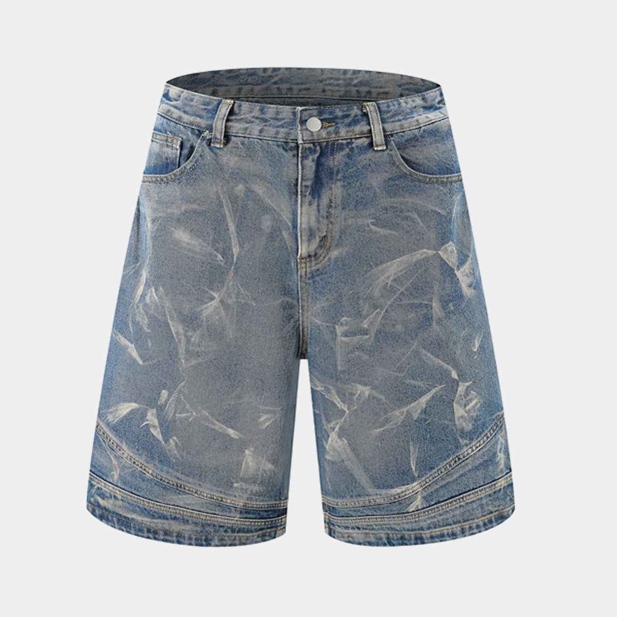 Washed Distressed | Denim Shorts