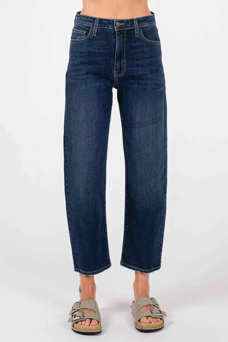 Modena High Rise Tapered Jeans- L.T.J