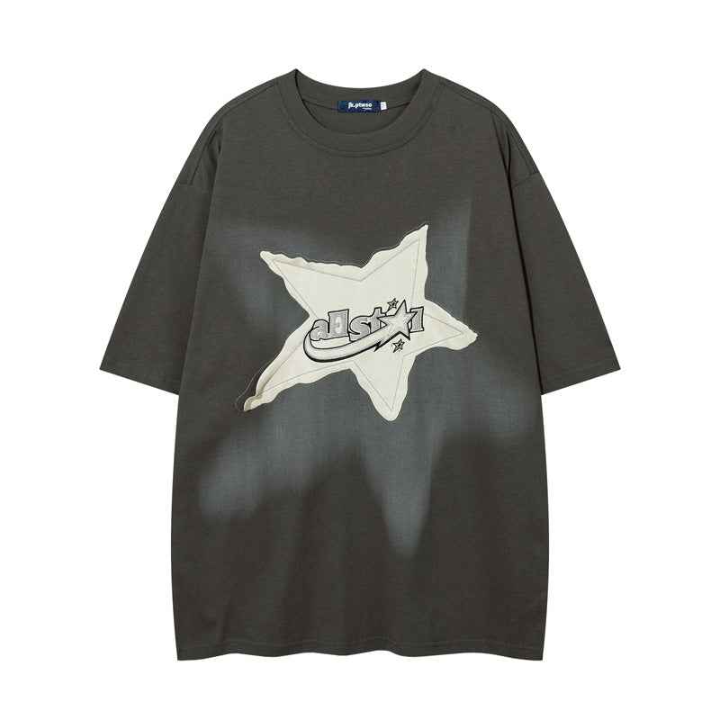 Star Patch | Hip Hop T-Shirt