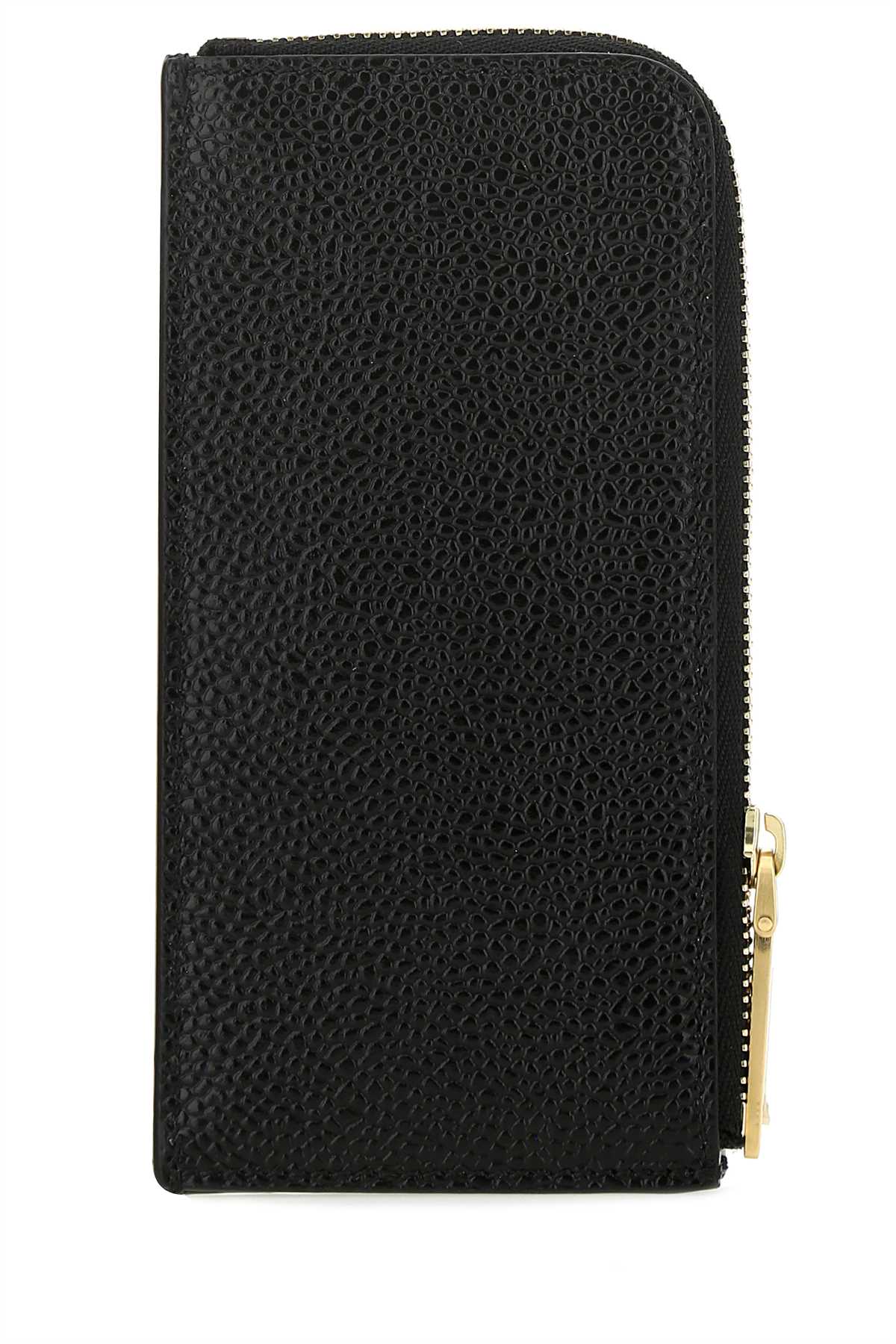 Thom Browne Women Black Leather Coin Purse