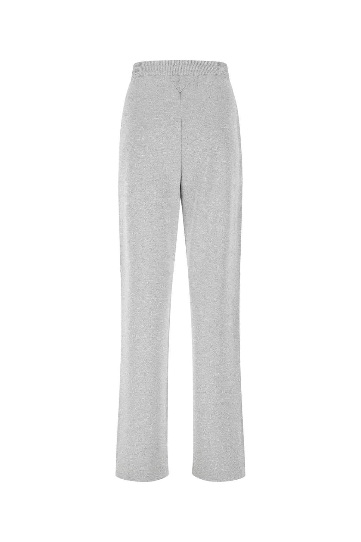 Prada Women Grey Cashmere Blend Joggers