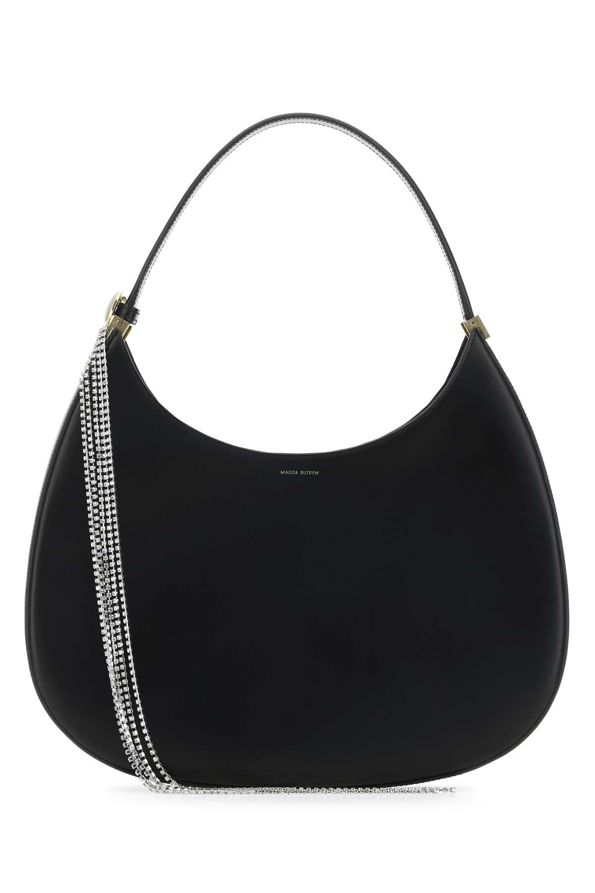 Magda Butrym Women Black Leather Vesna Large Shoulder Bag - JUSTLUXURY