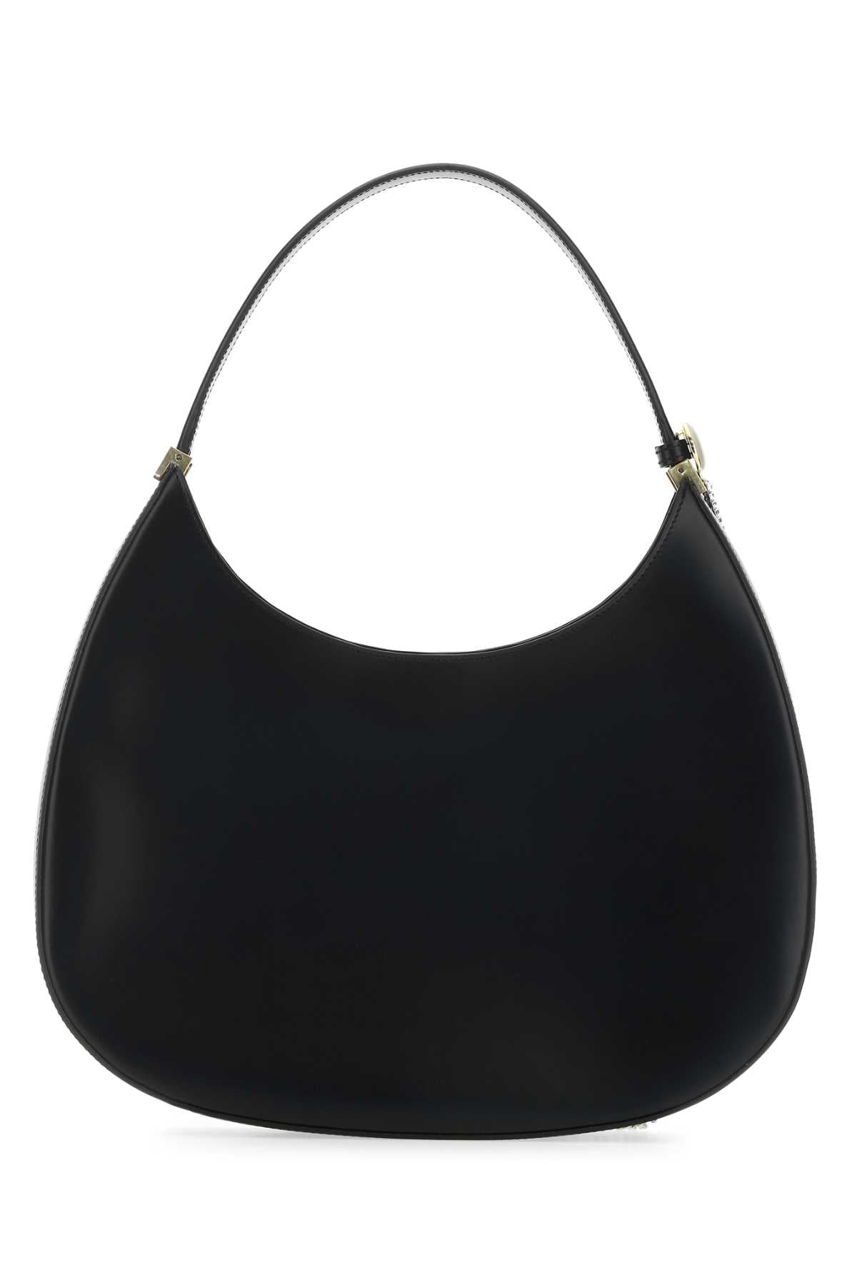 Magda Butrym Women Black Leather Vesna Large Shoulder Bag - JUSTLUXURY