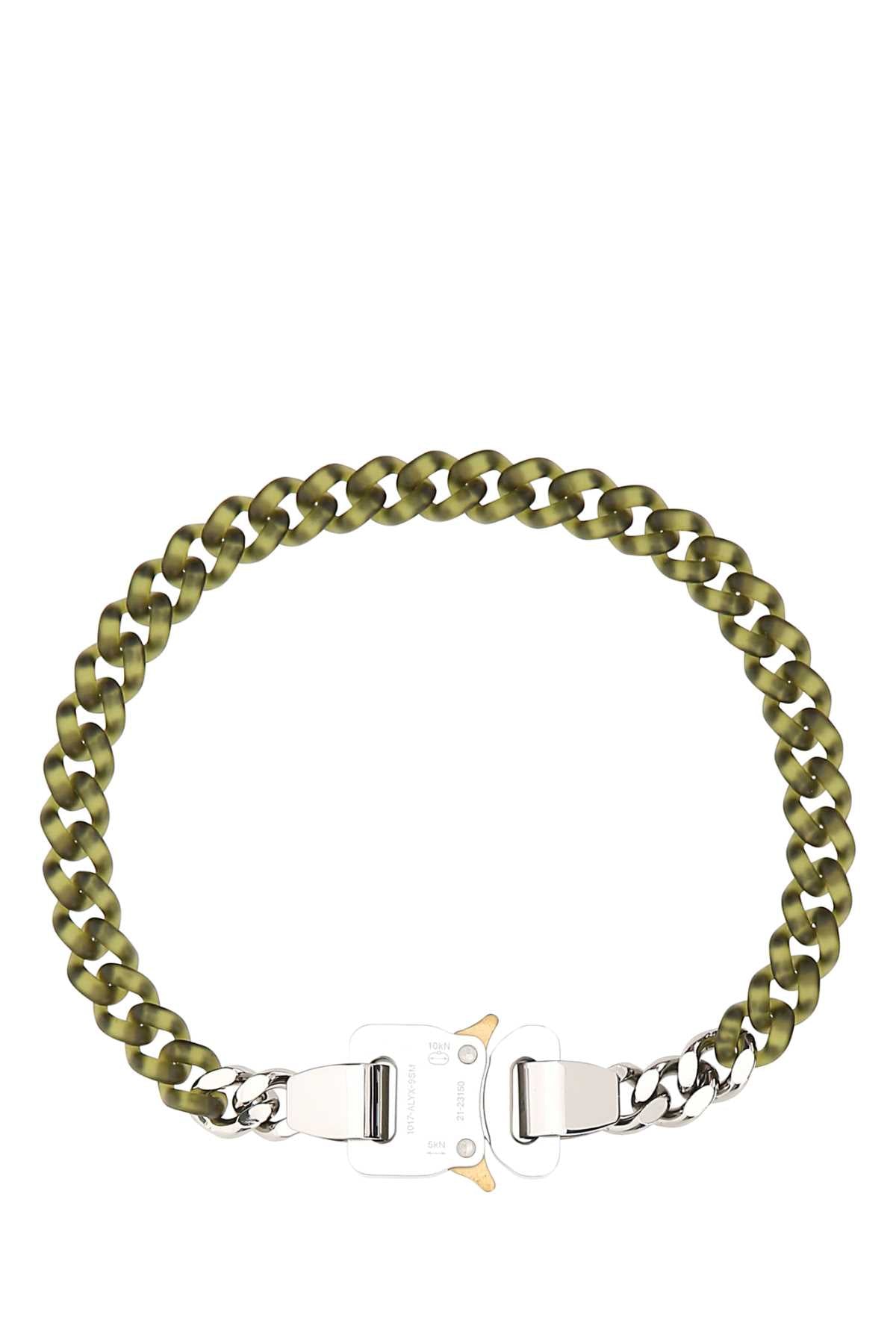 Alyx Men Two-Tone Nylon And Metal Necklace - JUSTLUXURY