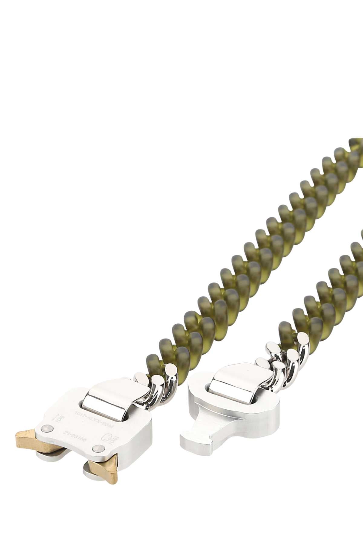 Alyx Men Two-Tone Nylon And Metal Necklace - JUSTLUXURY
