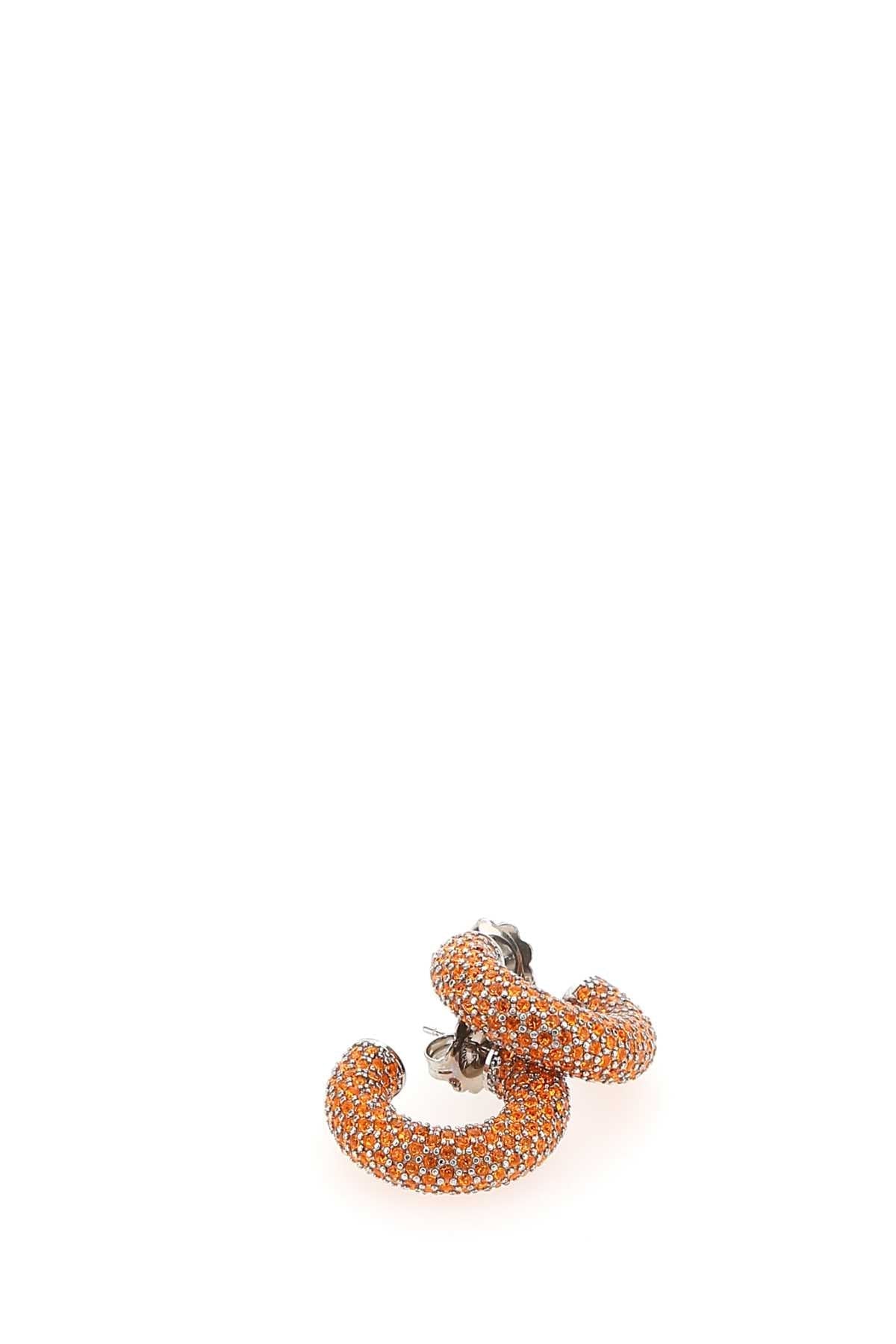 Amina Muaddi Women Embellished Metal Mini Cameron Earrings - JUSTLUXURY