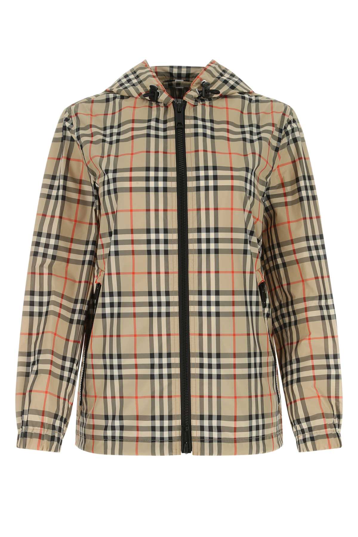 Burberry Women Embroidered Polyester Windbreaker