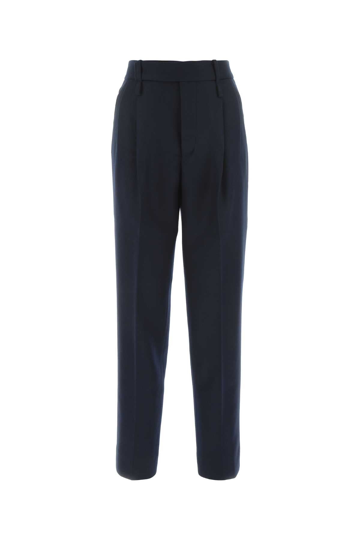 Gucci Women Midnight Blue Cashmere Pant