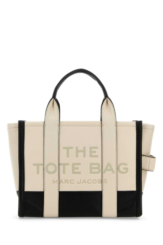 Marc Jacobs Women Two-Tone Leather Small The Tote Bag Handbag