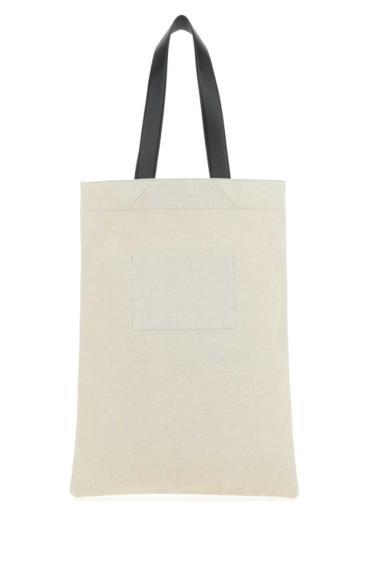 Jil Sander Women Sand Canvas Shopping Bag - JUSTLUXURY