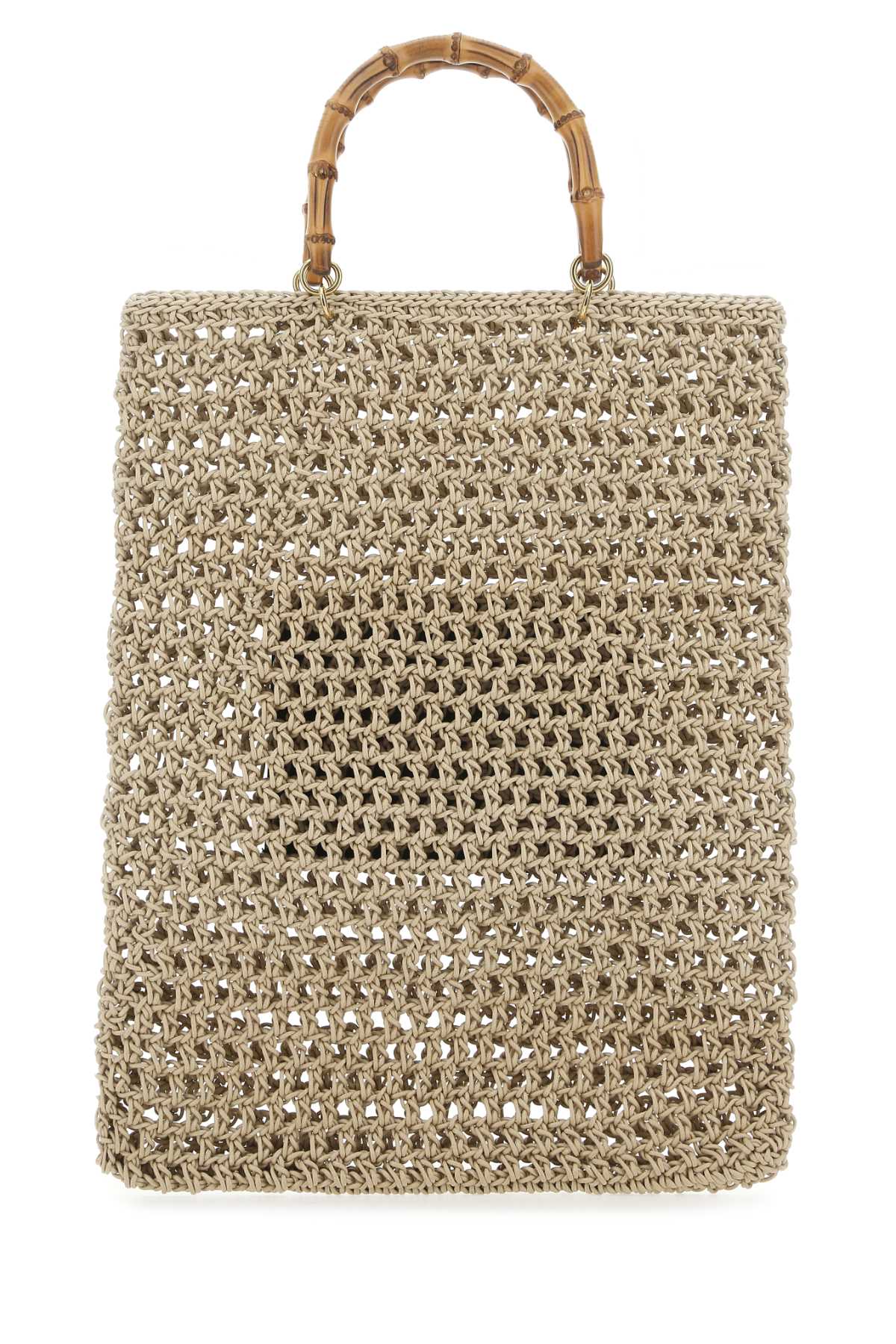 Jil Sander Women Beige Rope Medium Shopping Bag - JUSTLUXURY