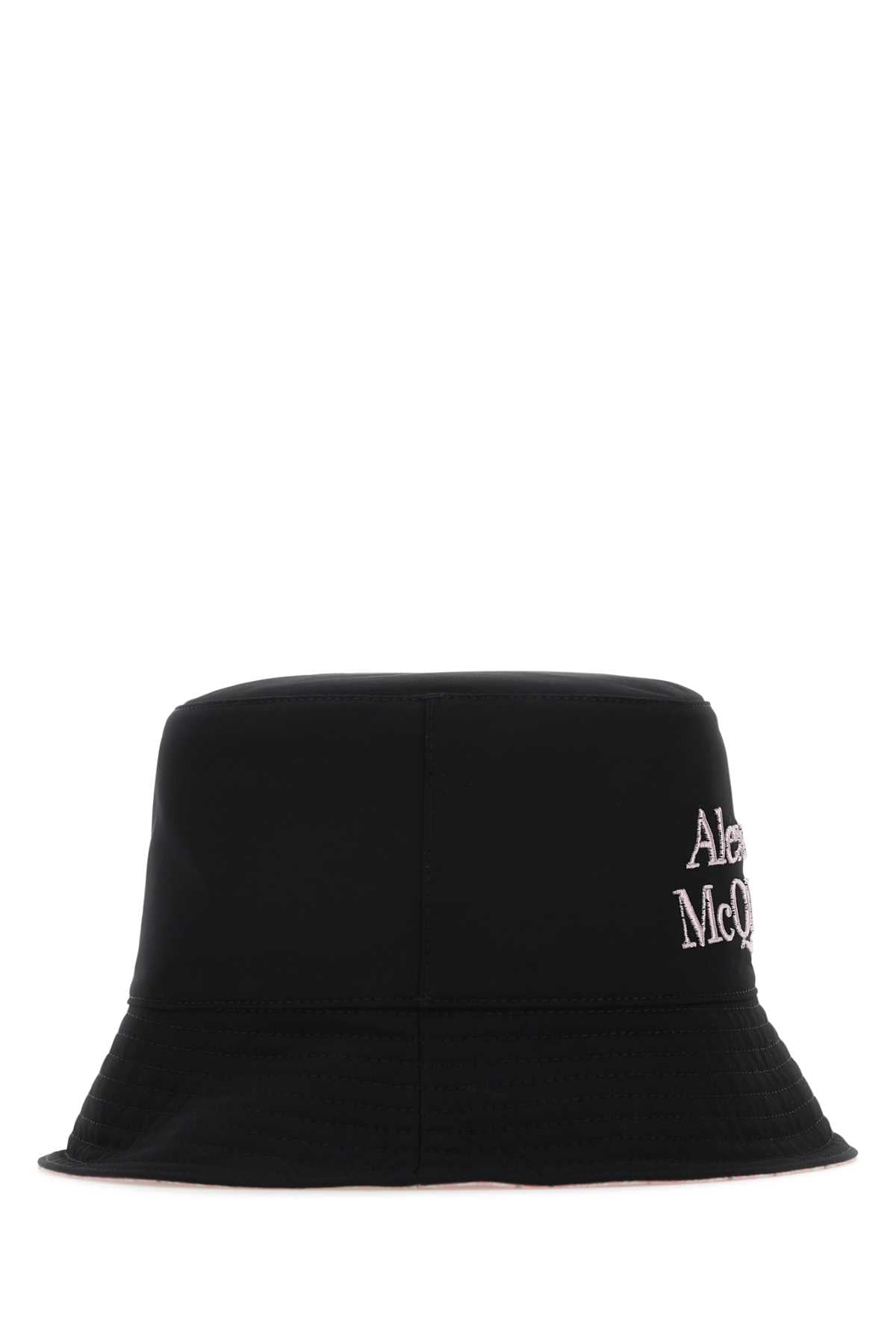 Alexander Mcqueen Men Black Nylon Reversible Hat - JUSTLUXURY