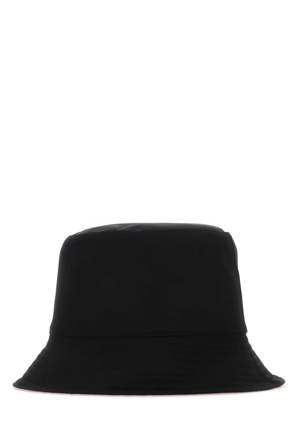 Alexander Mcqueen Men Black Nylon Reversible Hat - JUSTLUXURY