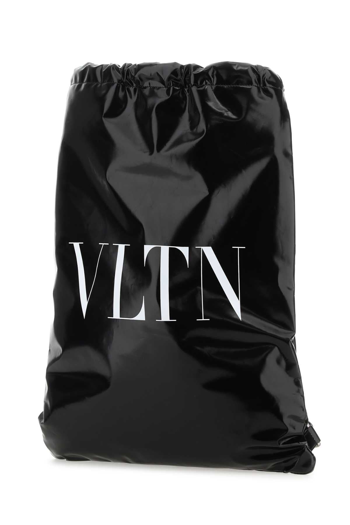 Valentino Garavani Men Black Leather Vltn Sack