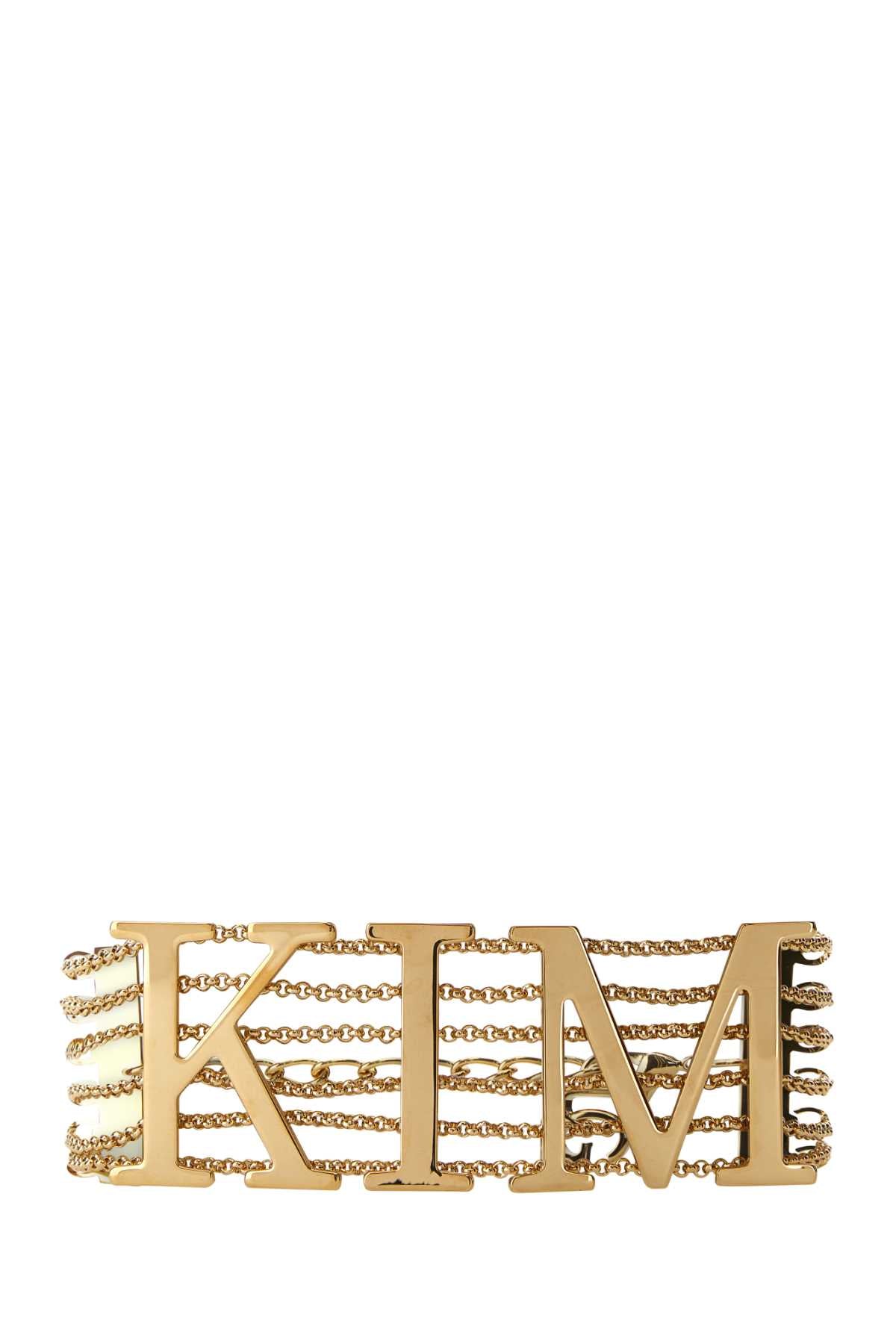 Dolce & Gabbana Women Gold Metal Chocker - JUSTLUXURY