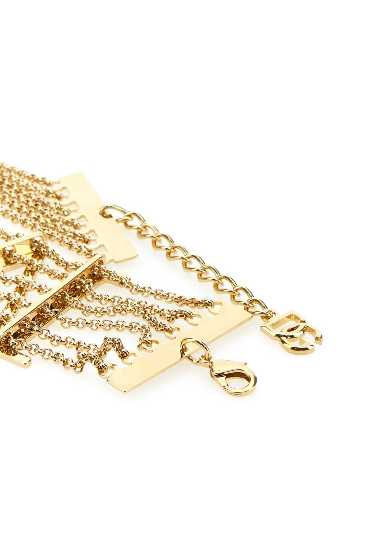 Dolce & Gabbana Women Gold Metal Chocker - JUSTLUXURY