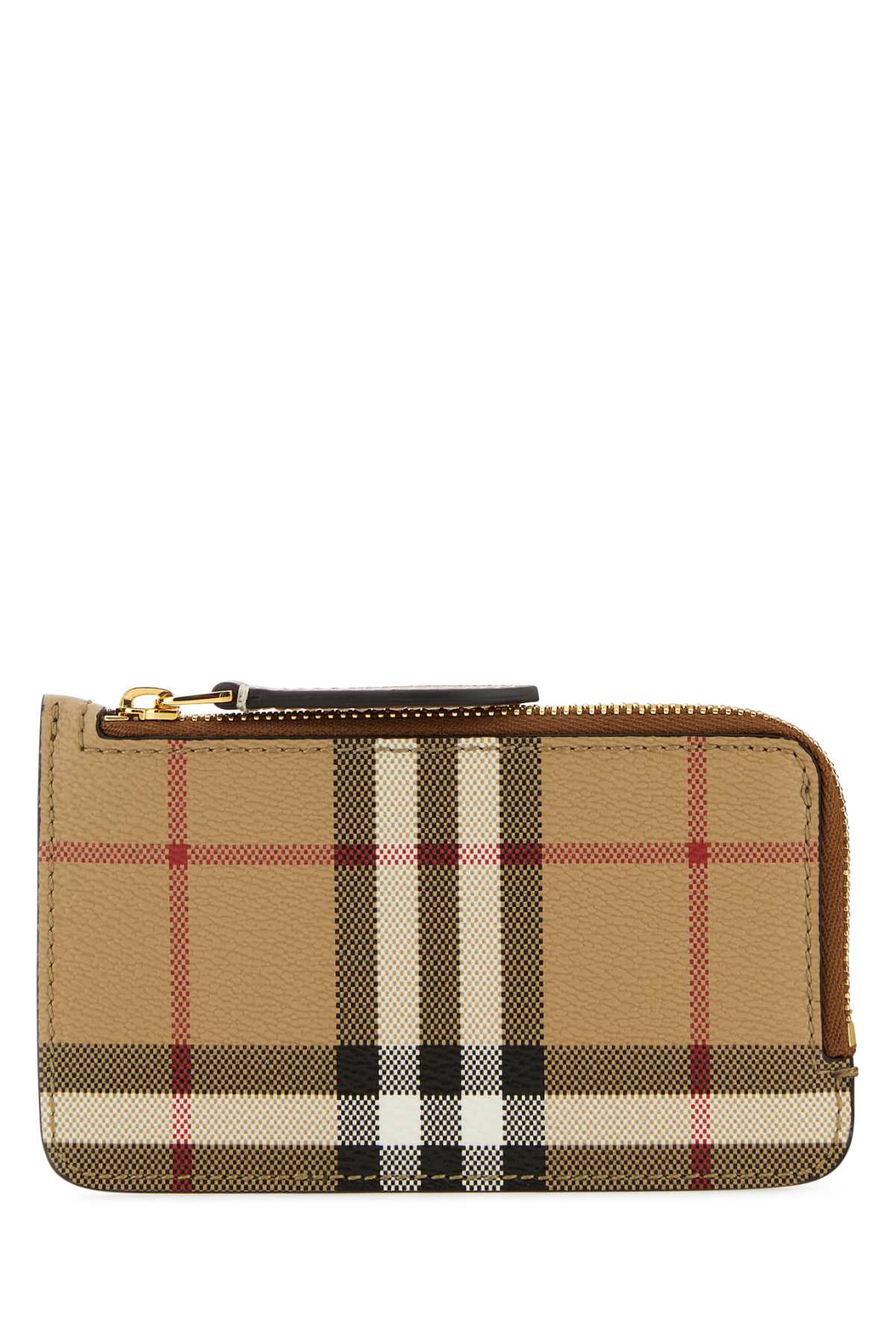 Burberry Women Printed Canvas Card Holder - JUSTLUXURY
