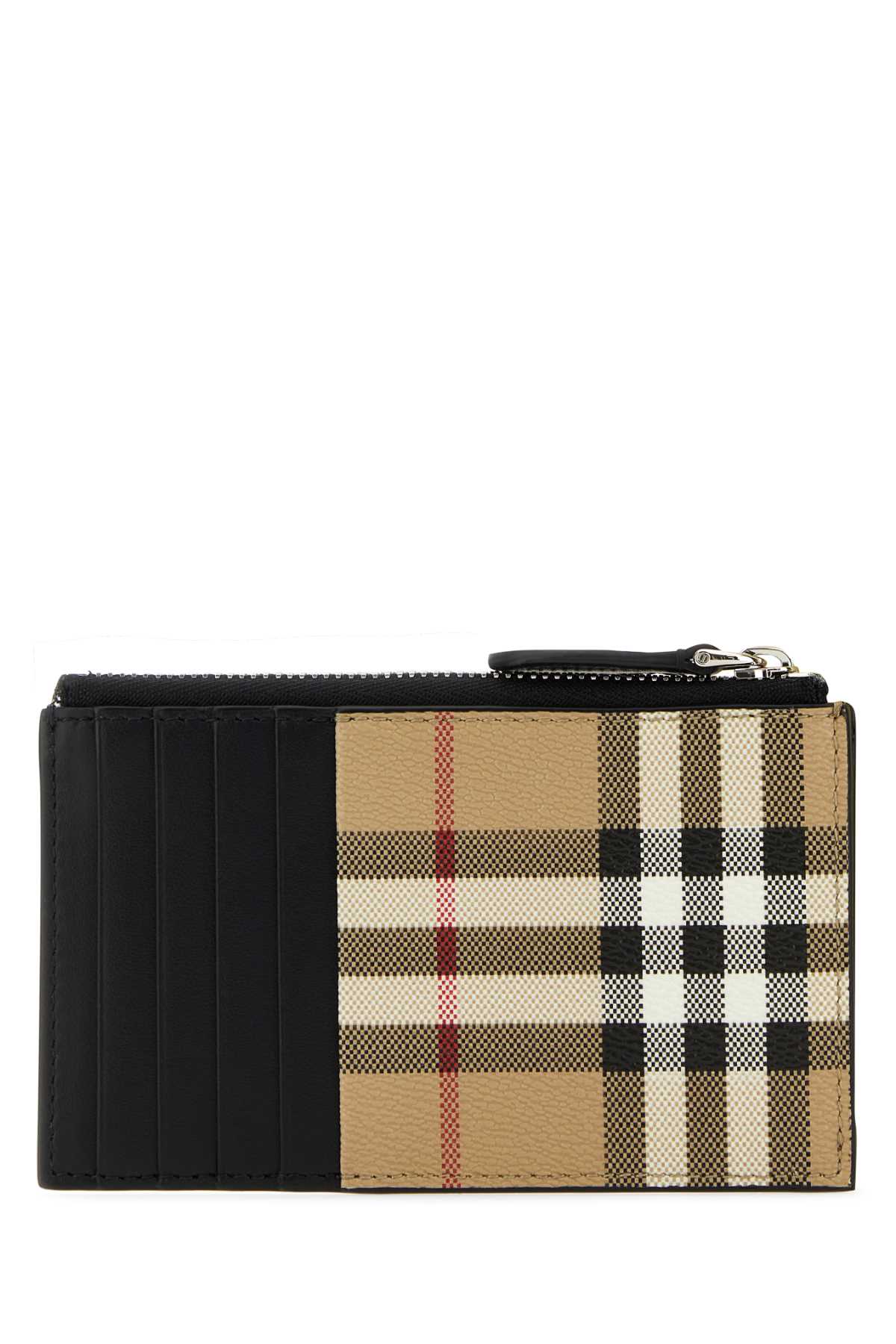 Burberry Men Printed Canvas Wallet - JUSTLUXURY