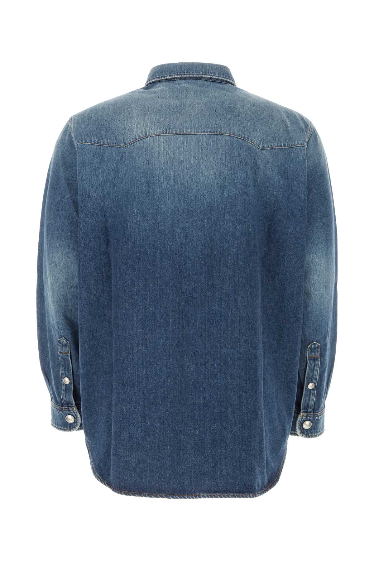 Burberry Men Denim Shirt - JUSTLUXURY