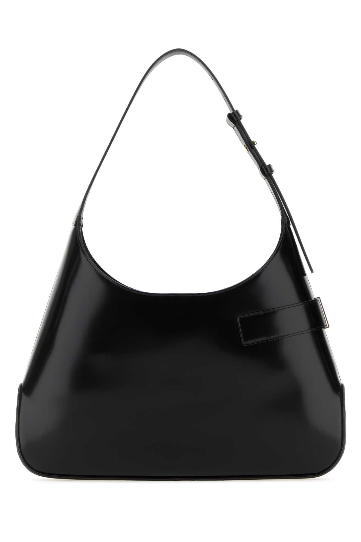 Salvatore Ferragamo Women Black Leather Large Arch Shoulder Bag - JUSTLUXURY