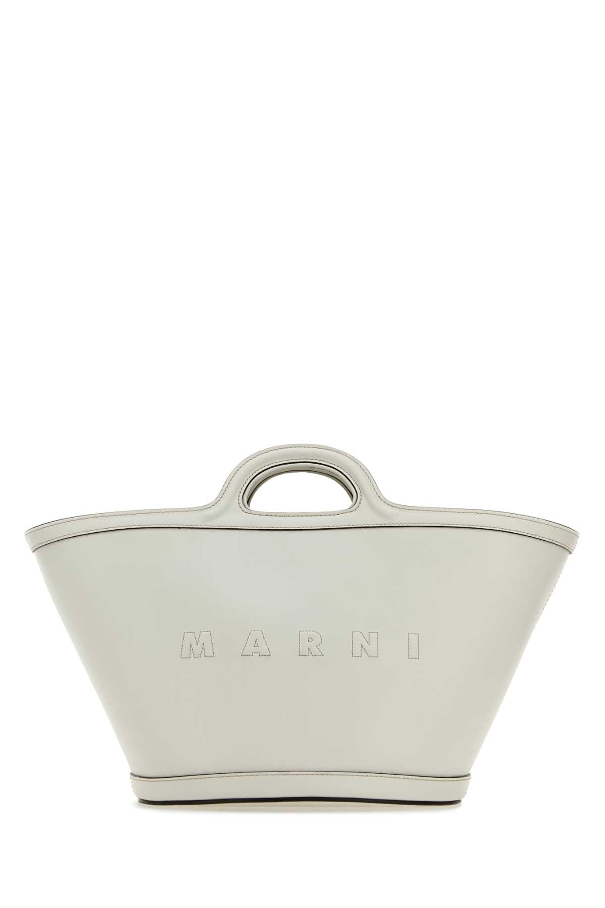 Marni Women White Leather Small Tropicalia Handbag - JUSTLUXURY