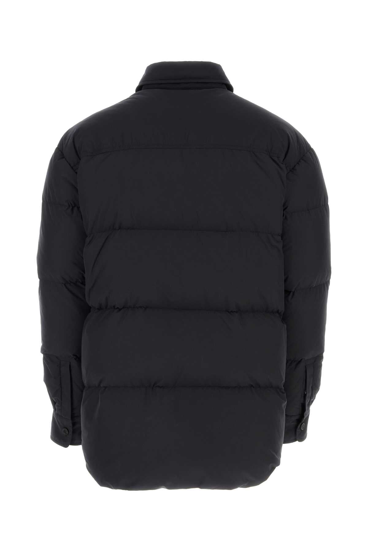 Off White Men Black Polyester Down Jacket - JUSTLUXURY
