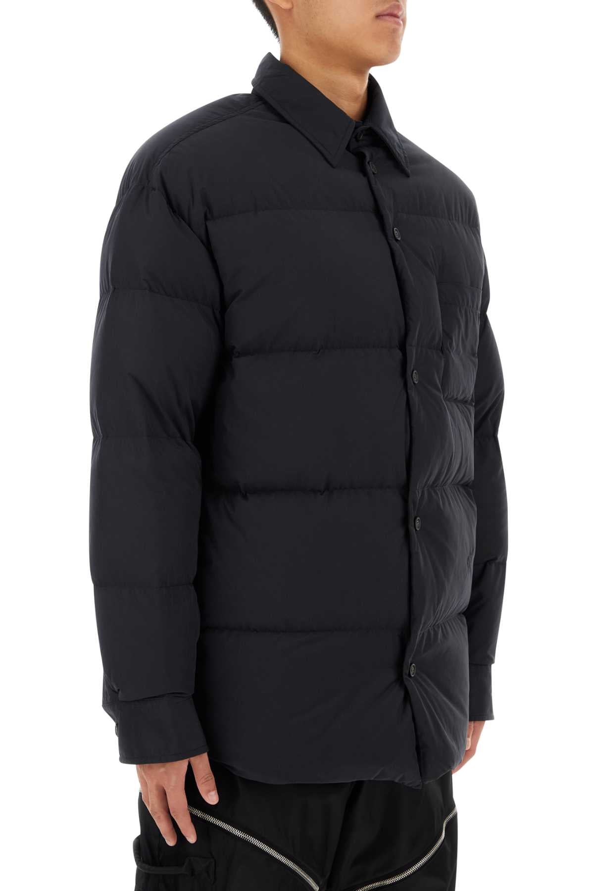 Off White Men Black Polyester Down Jacket