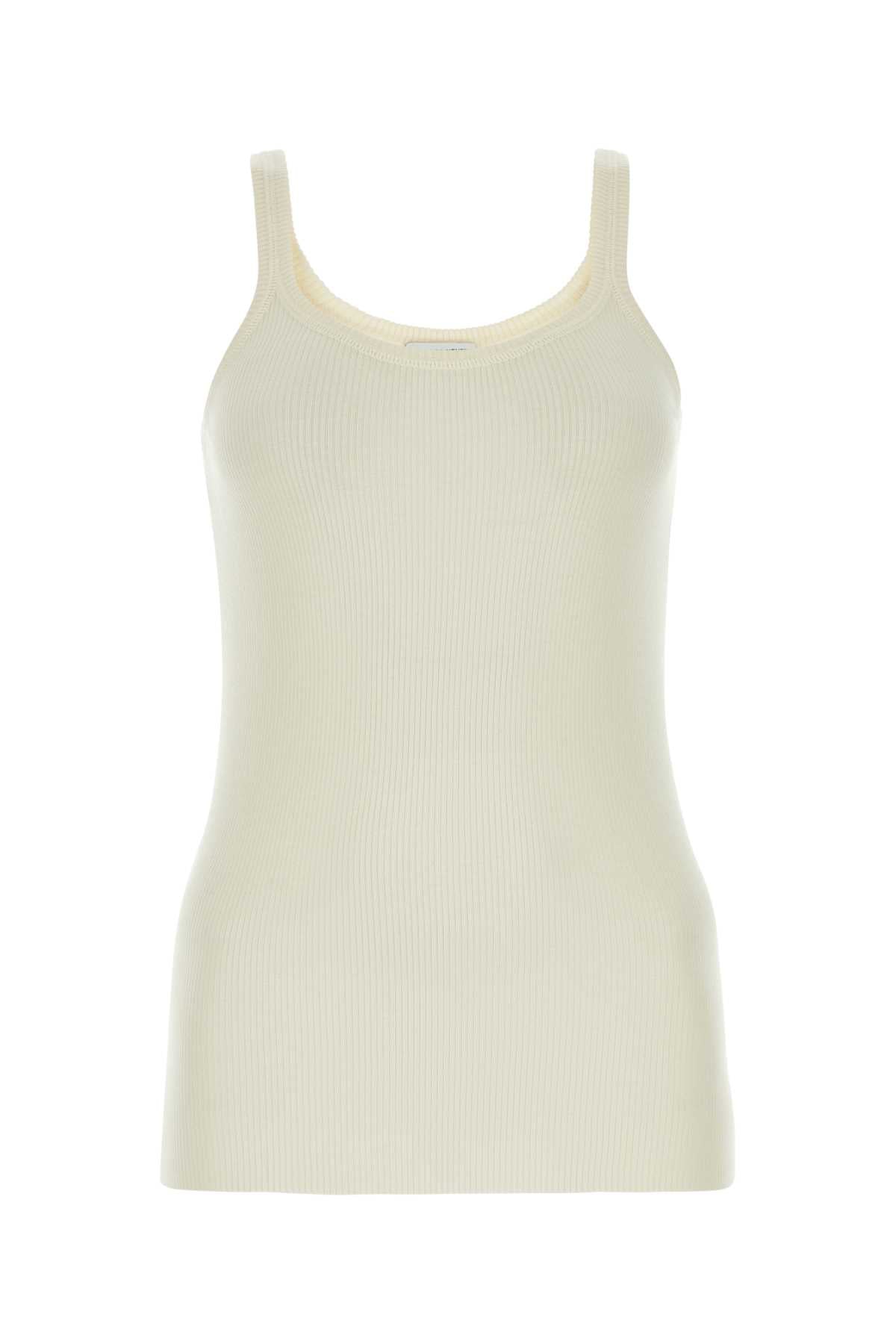 Bottega Veneta Women Ivory Wool Tank Top - JUSTLUXURY