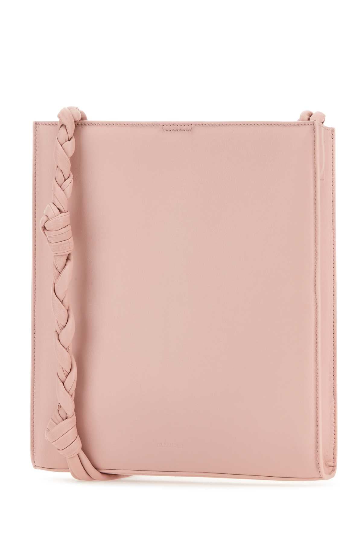 Jil Sander Women Pink Leather Tangle Shoulder Bag - JUSTLUXURY