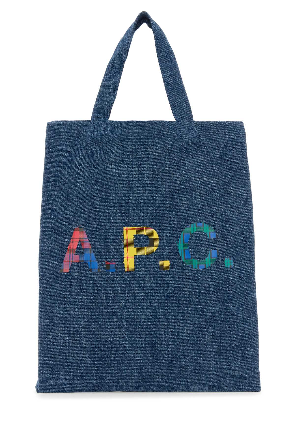 A.P.C. Women Denim Mini Lou Shopping Bag - JUSTLUXURY