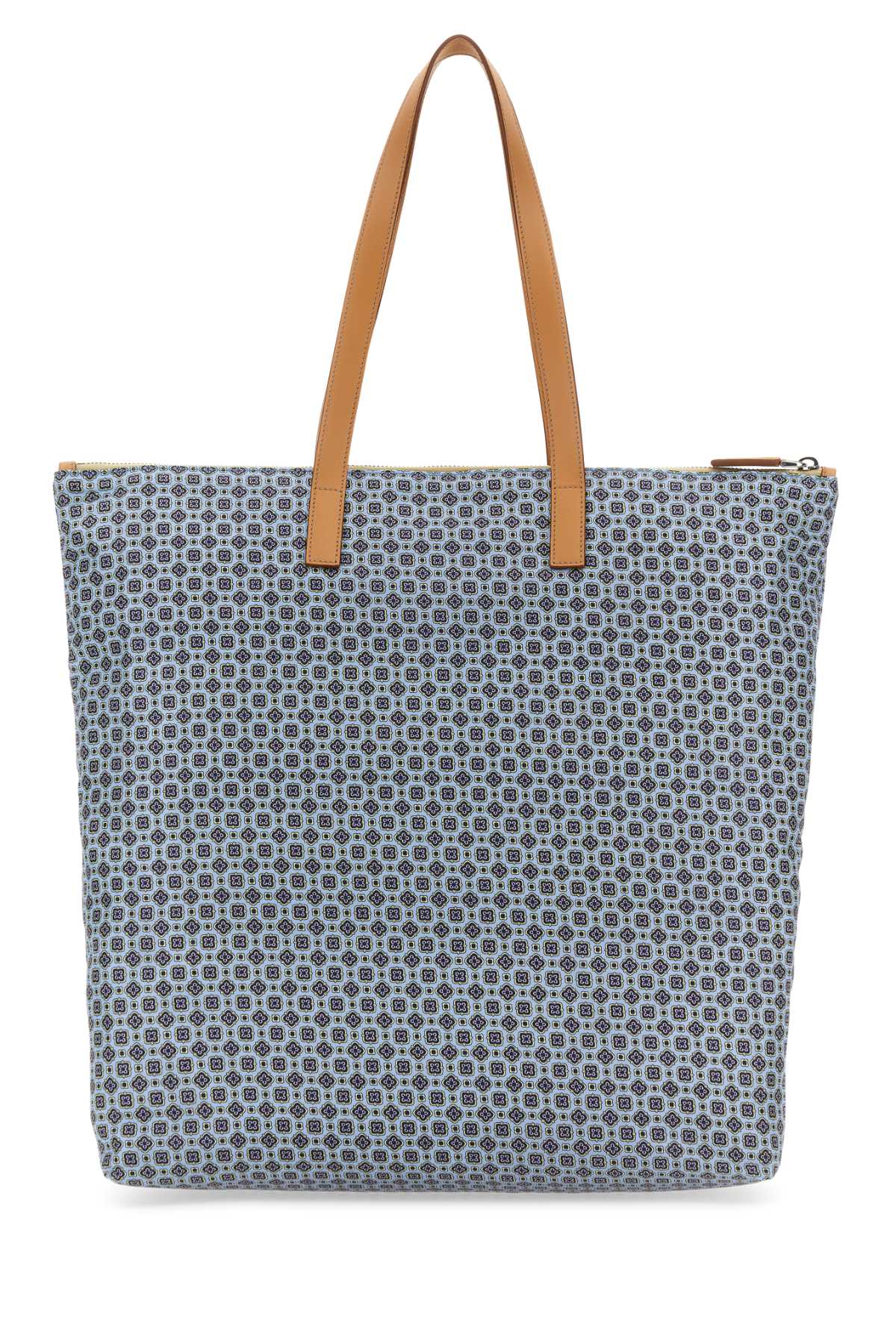 Prada Men Printed Re-Nylon Shopping Bag