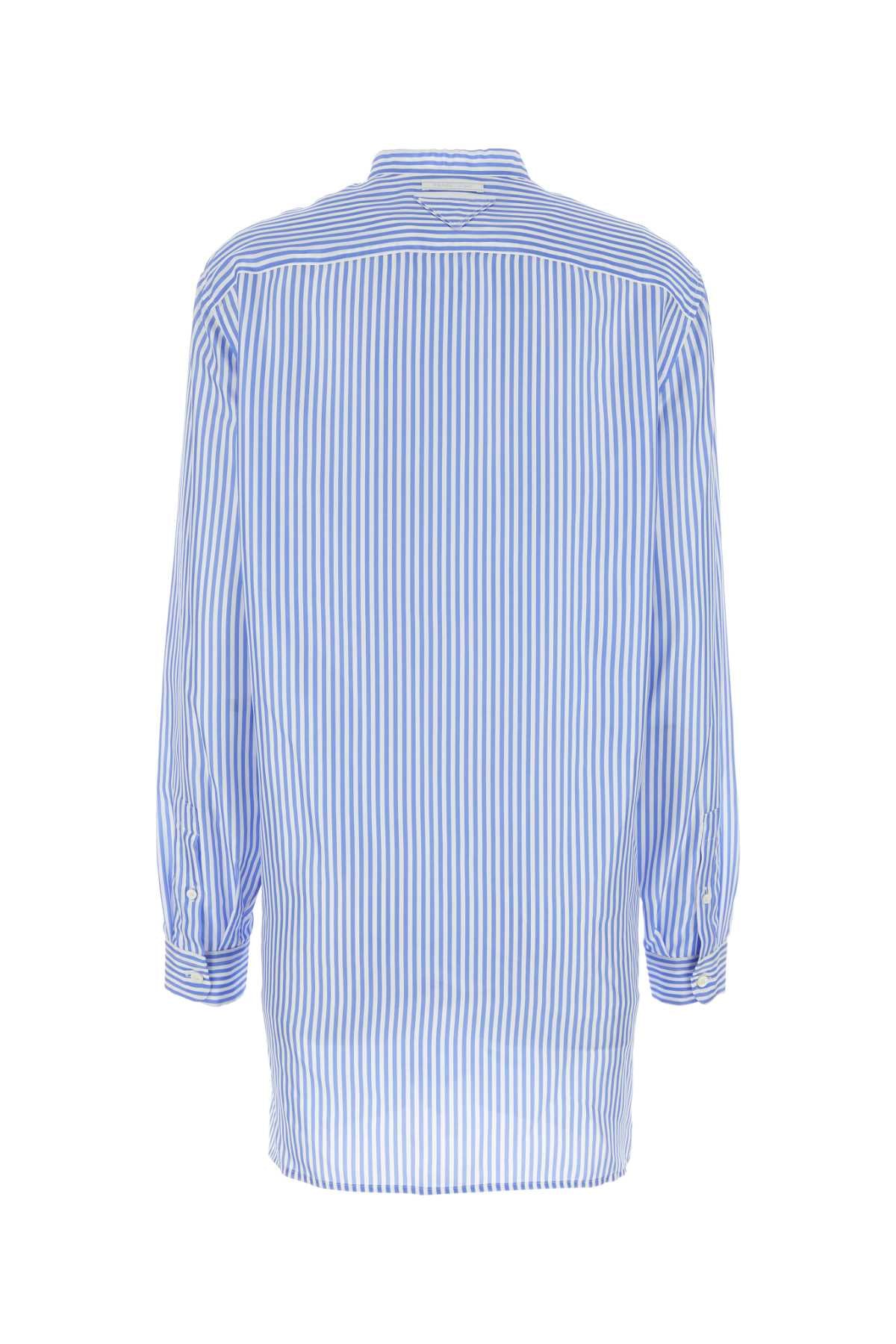 Prada Women Printed Silk Shirt