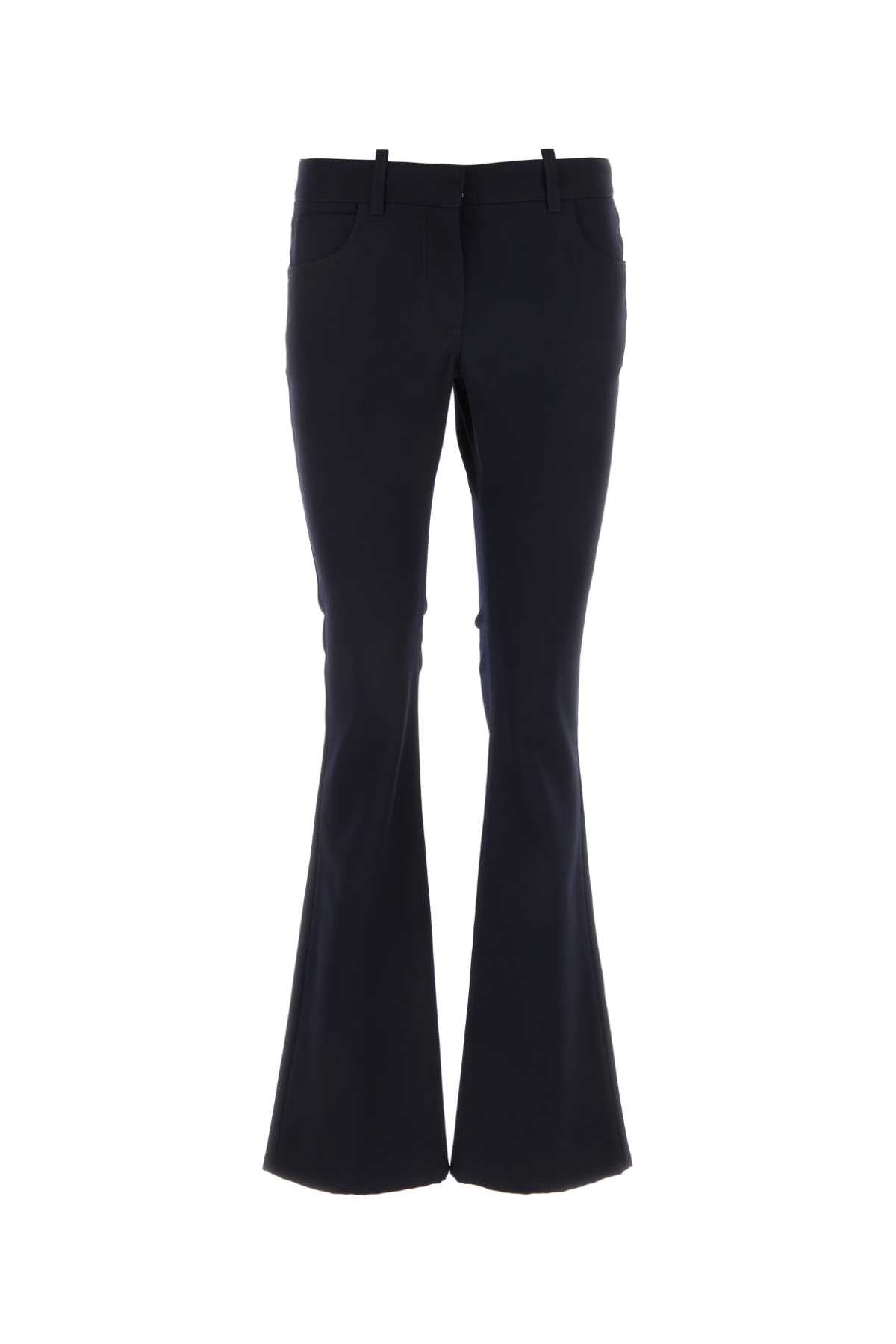 Off White Women Midnight Blue Wool Pant