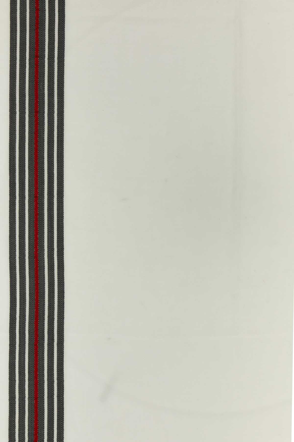 Alexander Mcqueen Women Ivory Wool Blend Foulard - JUSTLUXURY