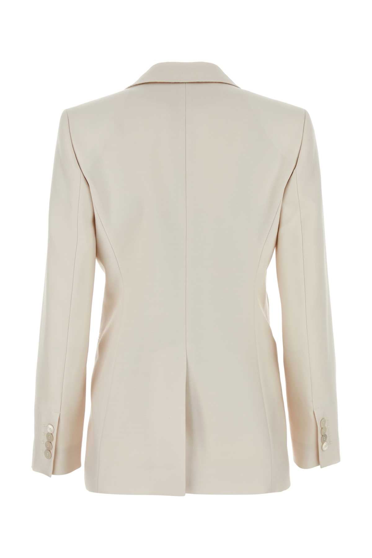 Max Mara Women Ivory Duchesse Avoriaz Blazer
