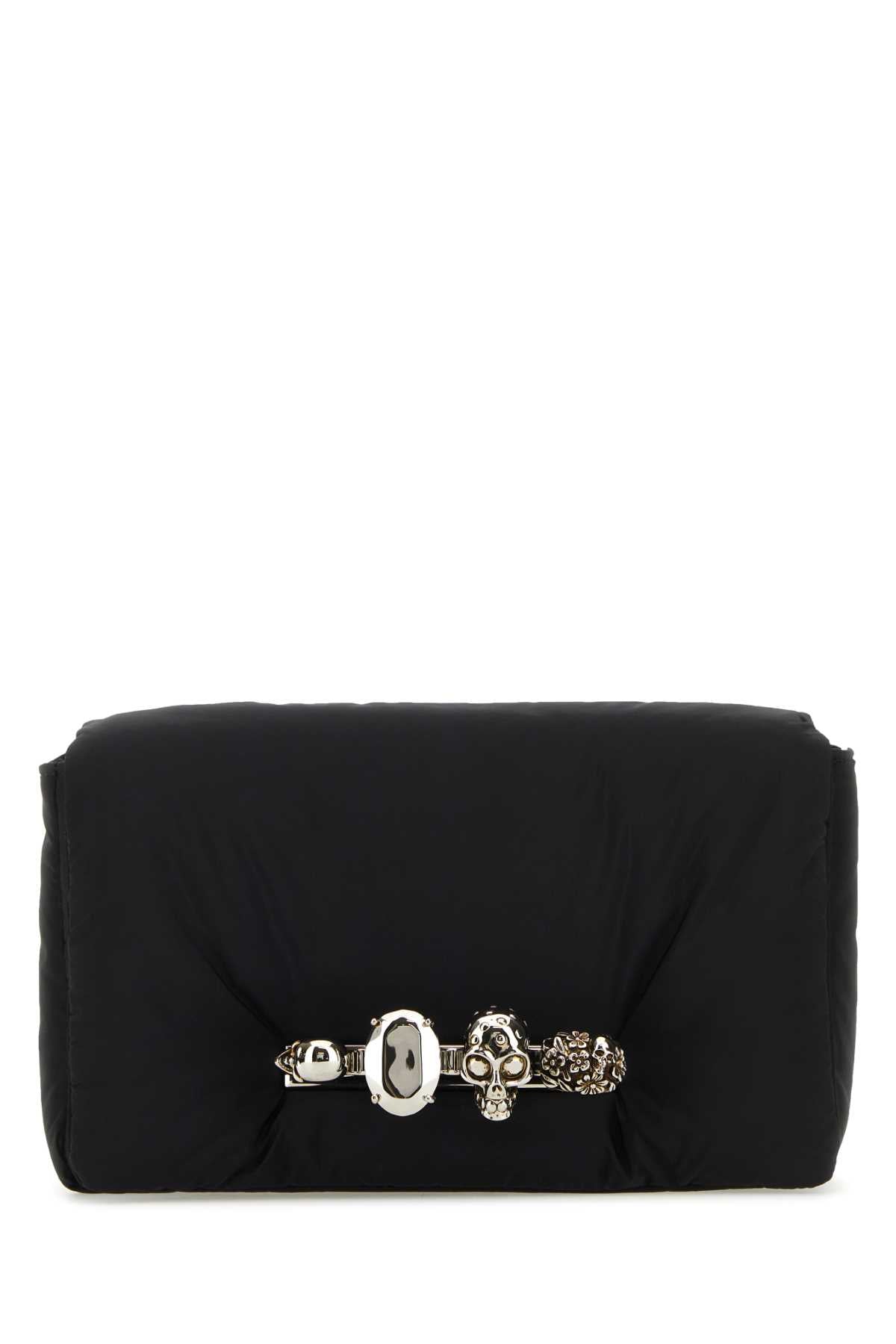 Alexander Mcqueen Men Black Nylon The Puffy Knuckle Belt Bag - JUSTLUXURY