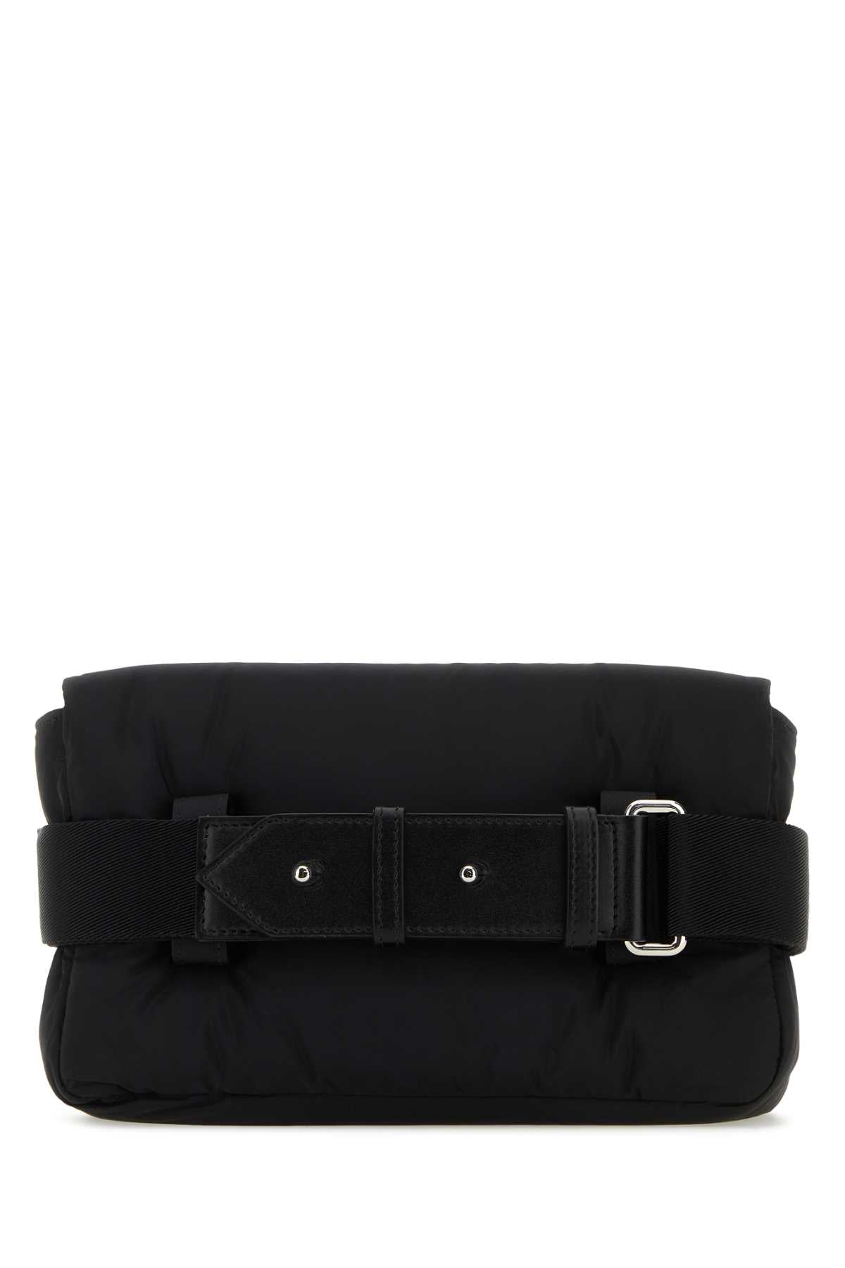 Alexander Mcqueen Men Black Nylon The Puffy Knuckle Belt Bag - JUSTLUXURY