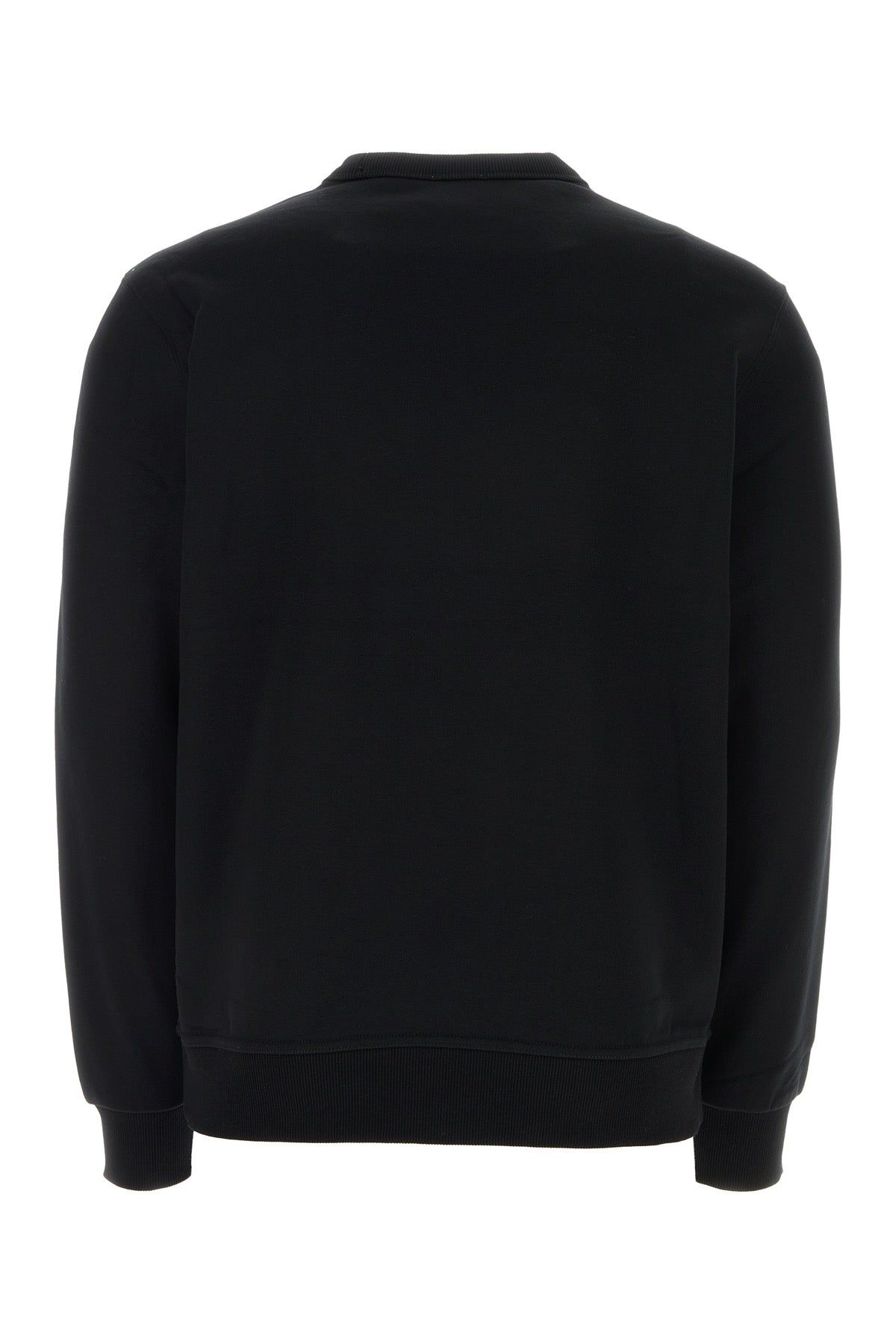 Burberry Men Black Stretch Cotton Oversize Sweater - JUSTLUXURY