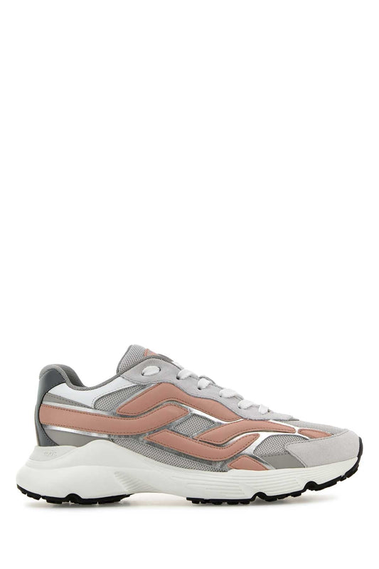 Tod's Women Multicolor Leather And Mesh Sneakers