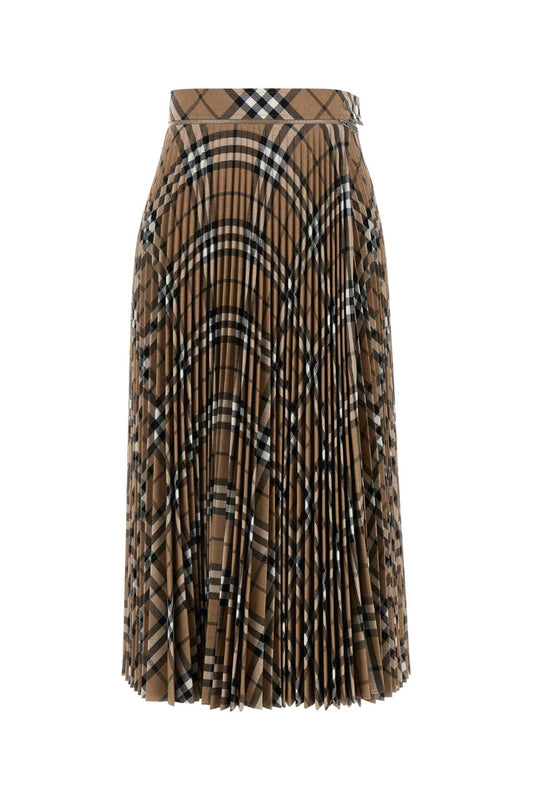 Burberry Women Embroidered Polyester Blend Skirt