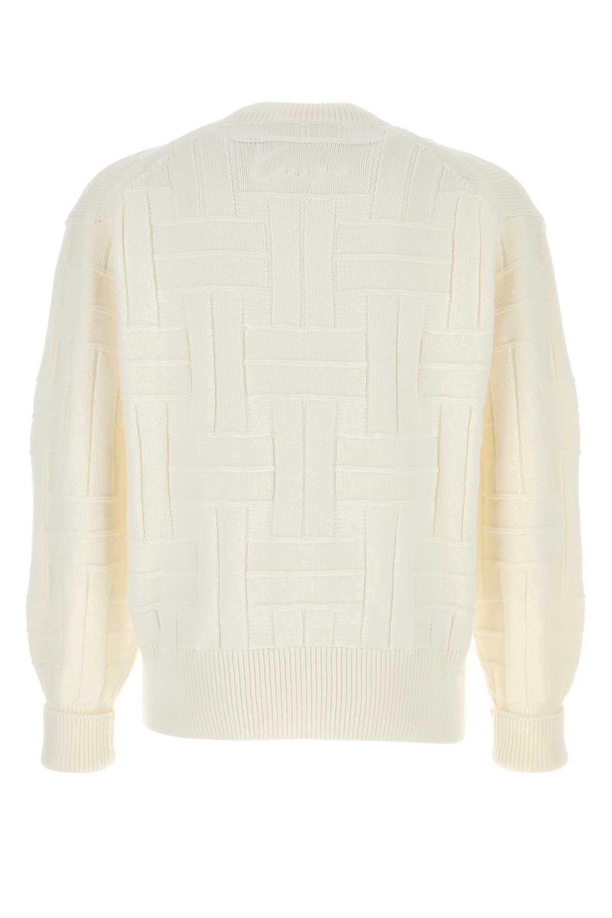 Kenzo Men White Cotton Sweater