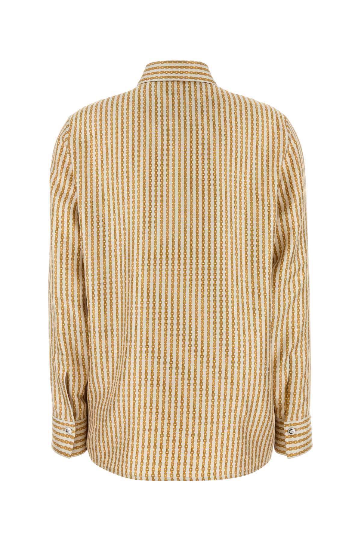 Versace Women Printed Silk Shirt