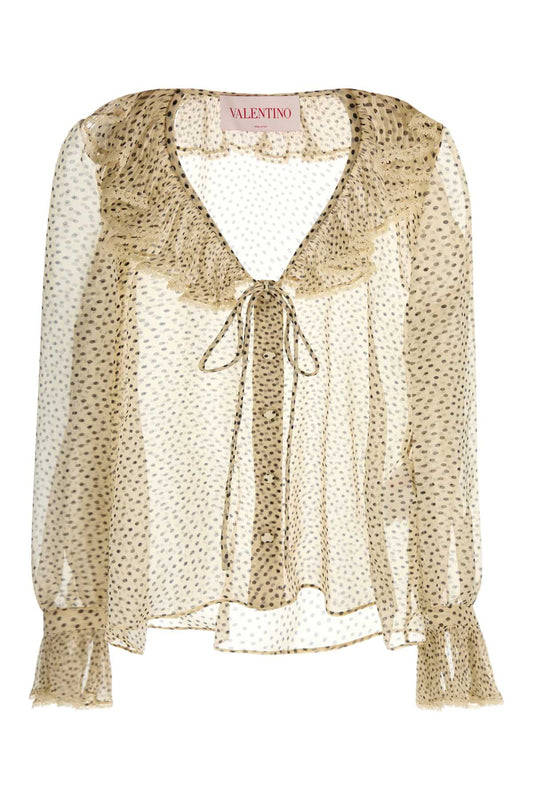 Valentino Garavani Women Printed Georgette Shirt