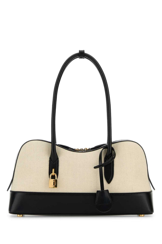 Stella Mccartney Women Sand Canvas Ryder Shoulder Bag