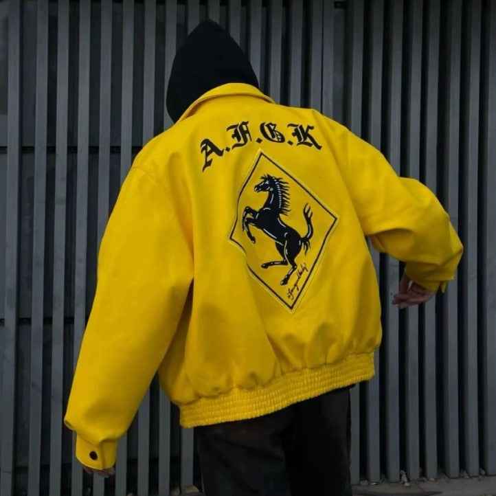 Racing | Retro Leather Jacket