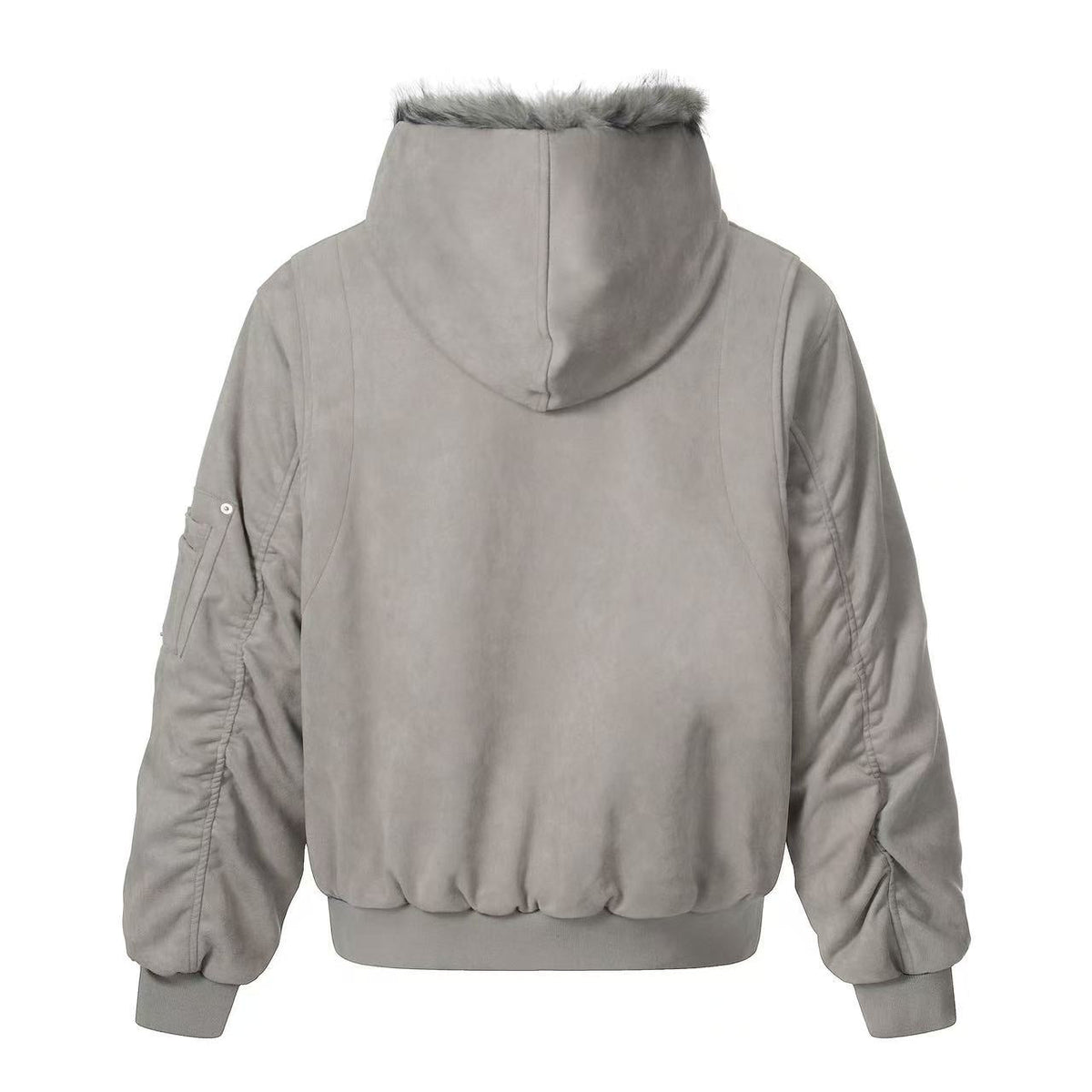 Faux Fur Old-Money Reversible Hooded Coat