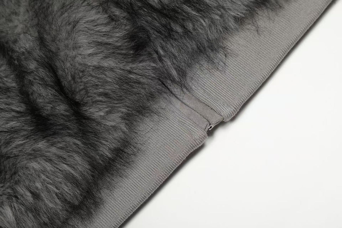 Faux Fur Old-Money Reversible Hooded Coat